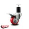 Service Caster 3'' Red Poly Swivel 1-3/4'' Expanding Stem Caster Total Lock Brake SCC-EXTTL20S314-PPUB-RED-134 - alternate 4